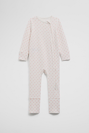 Organically Grown Cotton Waffle Jumpsuit