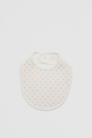 Organically Grown Cotton Waffle Bib