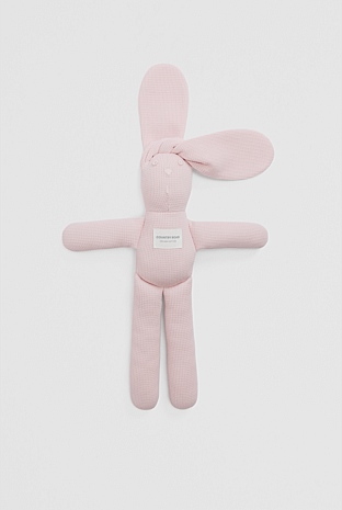 Organically Grown Cotton Waffle Bunny