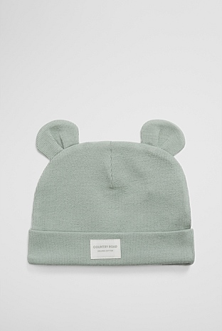 Organically Grown Cotton Rib Beanie