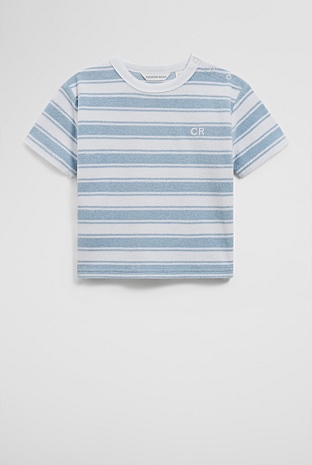 Organically Grown Cotton Relaxed Terry T-Shirt