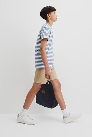 Teen Recycled Cotton Blend Stripe T-Shirt
