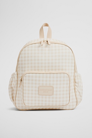 Gingham Backpack