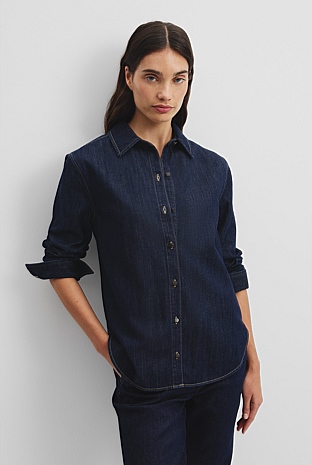 Long Sleeve Denim Shirt