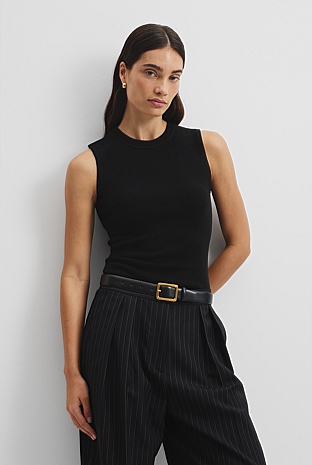 Wool Silk Tank