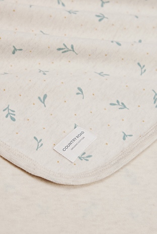 Organically Grown Cotton Blend Newborn Blanket