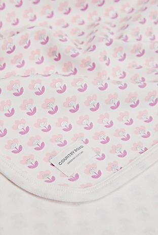 Organically Grown Cotton Blend Newborn Swaddle