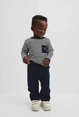 Australian Cotton Blend Relaxed Pull-On Pant