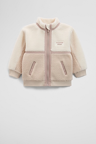 Sherpa Zip Through Jacket