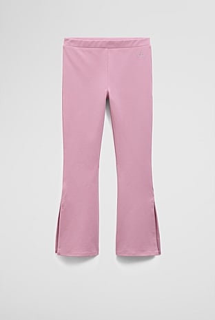 Organically Grown Cotton Blend Flare Tech Pant