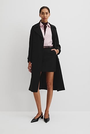 Soft Crepe Trench