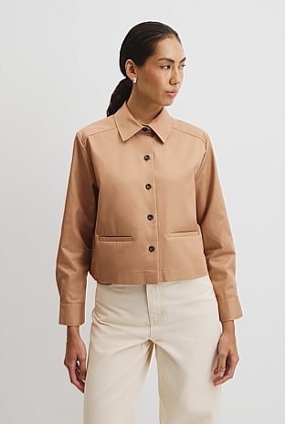 Crop Shacket