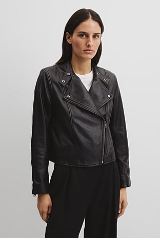 Leather Biker Jacket