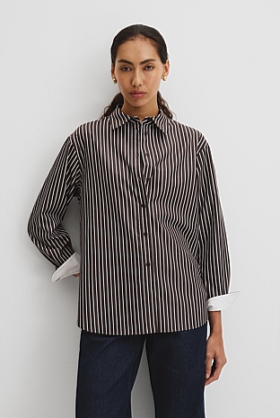 Australian Cotton Classic Stripe Shirt
