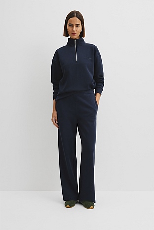 Australian Good Earth Cotton Straight Leg Track Pant