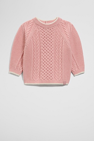 Tipped Cable Knit