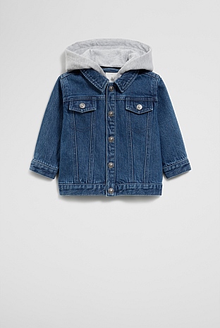 Hooded Denim Jacket