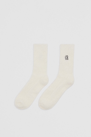 Country Road Fluffy Sock
