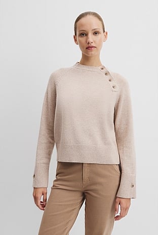 Button Neck Knit
