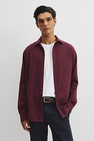 Regular Fit Flannel Check Shirt