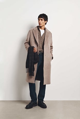 Single Breasted Tailored Overcoat