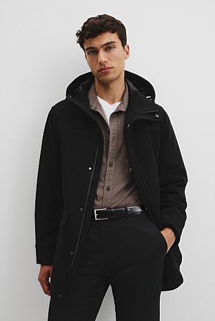 Wool Blend Duffle Coat