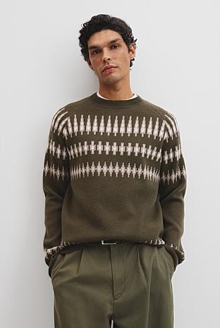 Wool Fair Isle Knit