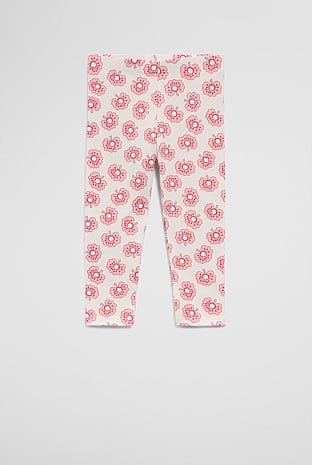 Organically Grown Cotton Blend Printed Legging