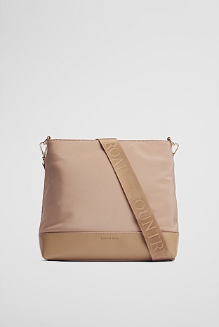 Soft Top Zip Crossbody Bag