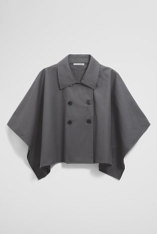 Button Through Cape