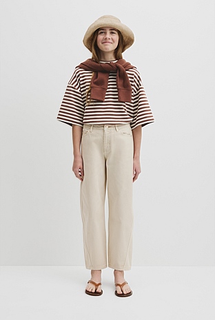 Teen Curved Seam Jean