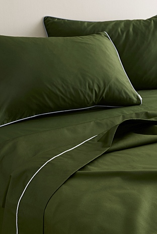 Dita Organically Grown Cotton Queen Flat Sheet