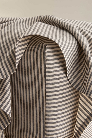 Brae Australian Cotton Stripe Queen Fitted Sheet