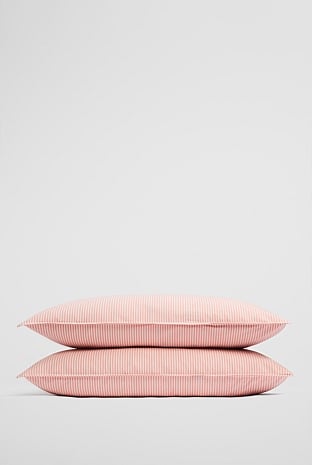 Brae Australian Cotton Stripe Standard Pillowcase Pair