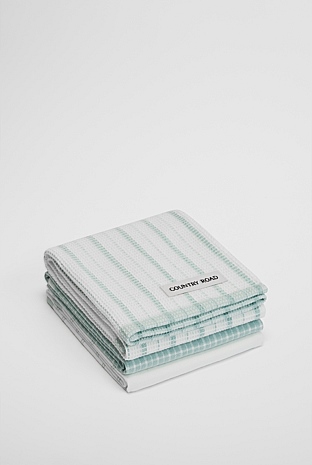 Laine Australian Cotton Tea Towel Pack of 3