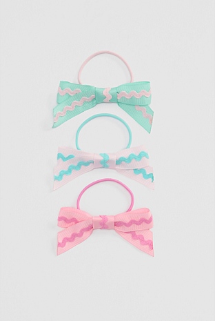 Ric Rac Bow Pack of 3