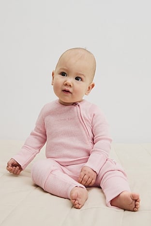 Organically Grown Cotton Waffle Jumpsuit