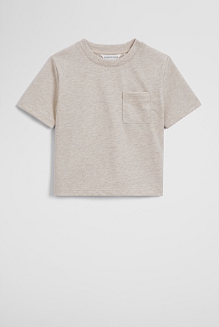 Australian Cotton Relaxed Short Sleeve Pocket T-Shirt