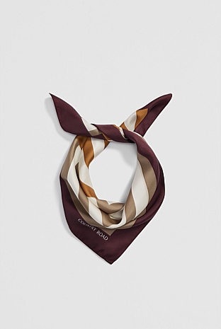 Silk Stripe Scarf