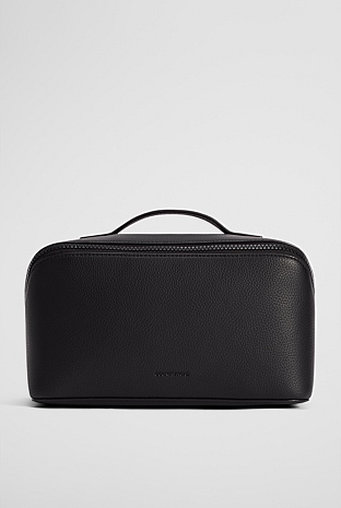 Branded Detail Large Convertible Cosmetic Case