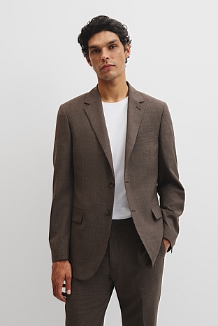 Reg Wet Look Blend Hndth Jacket