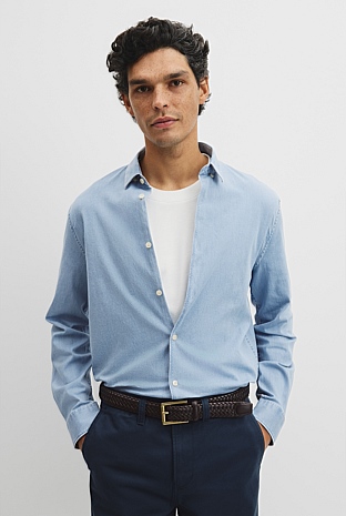 Slim Fit Chambray Shirt