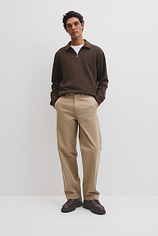 Relaxed Cot Twill Pant