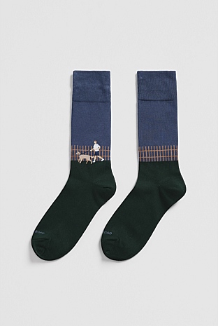 Walking Dog Sock Pack of 2