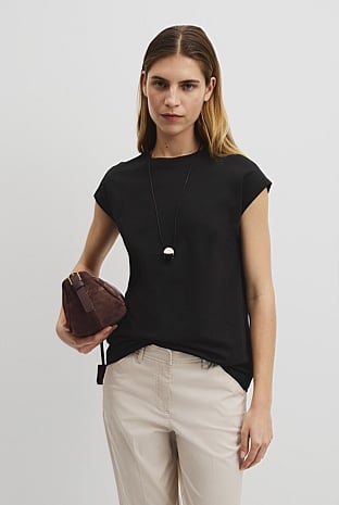 Australian Cotton Relaxed Crew Tank