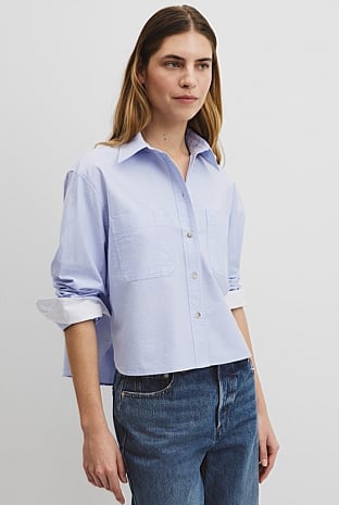 Crop Pocket Shirt