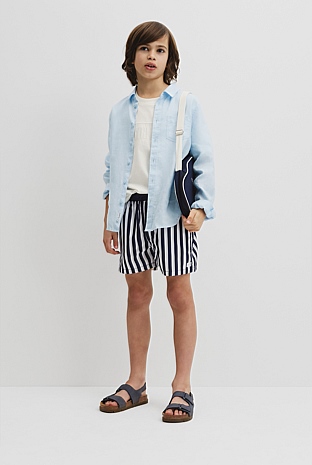 Teen Stripe Board Short