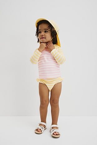 Long Sleeve 3 Piece Swim Set
