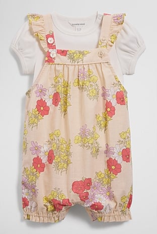 Australian Cotton Short Sleeve Printed Short Set