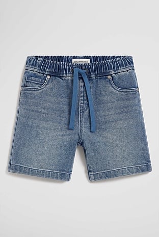 Pull On Denim Straight
